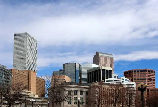 Photo of Urban cityscape and modern architecture background.