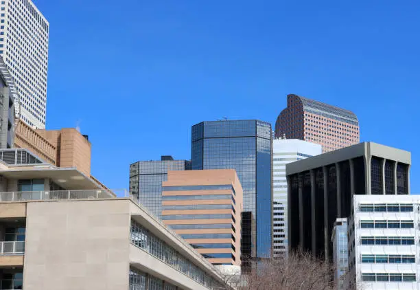 Photo of Urban cityscape and modern architecture background.