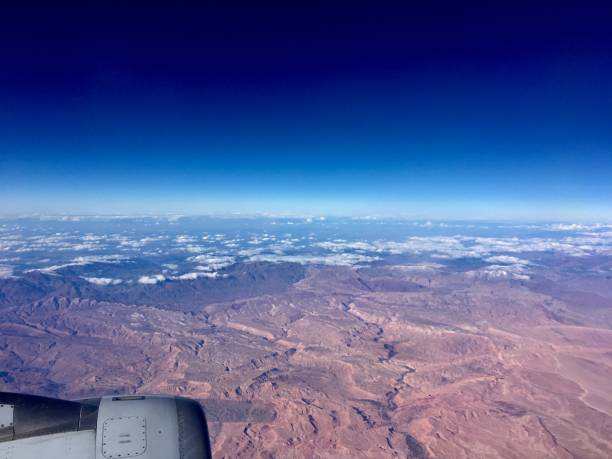 istock Flying over the Sahara / desert / clear sky 1178593995