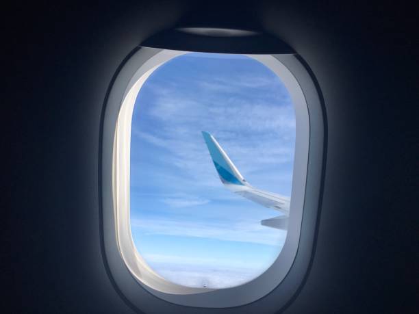 istock Aircraft wing / Aircraft window 1178594370
