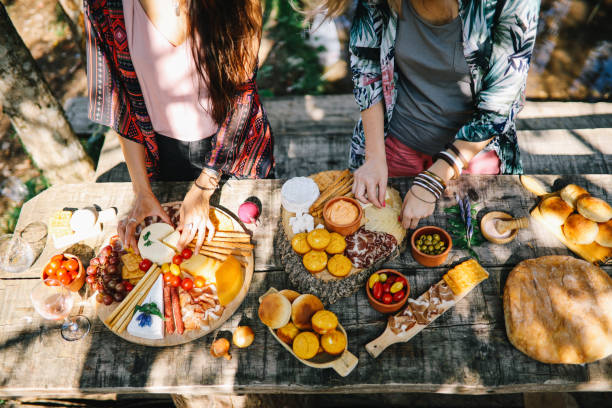 istock Various Mediterranean foods for an outdoors picnic 1178602493