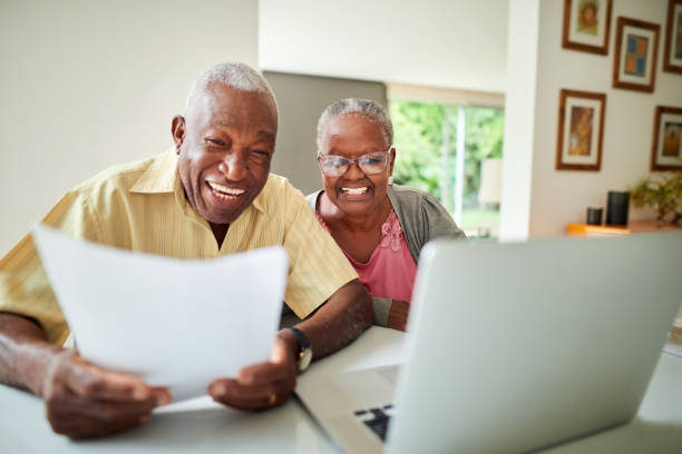 istock Senior couple planning their retirement together 1178603316