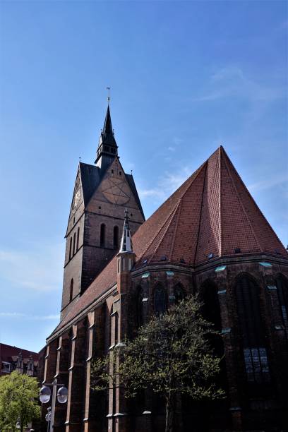 istock Marktkirche Hannover on a sunny day in front of blue sky 1178605293