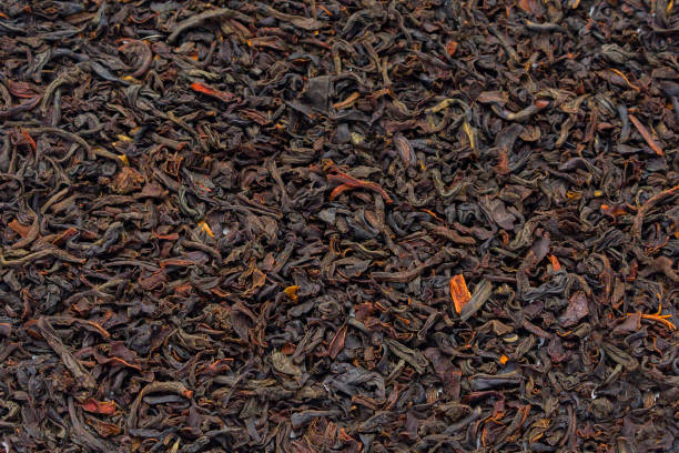 istock Black dried tea as a natural background. 1178607407