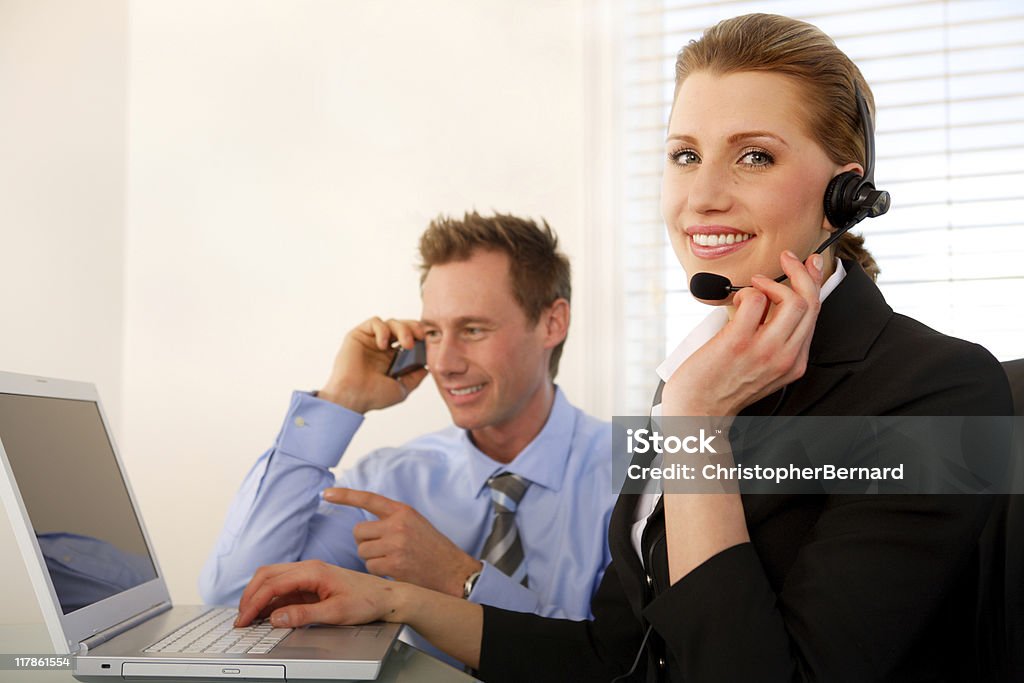 Operador de apoio - Foto de stock de Administrador royalty-free