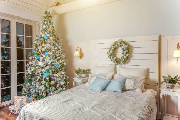 istock Classic christmas New Year decorated interior room 1178617782