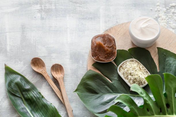 istock Spa composition with Wellness items for body care. 1178617926