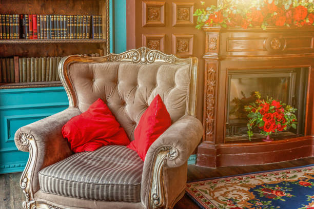 istock Classic Interior of home library 1178618400