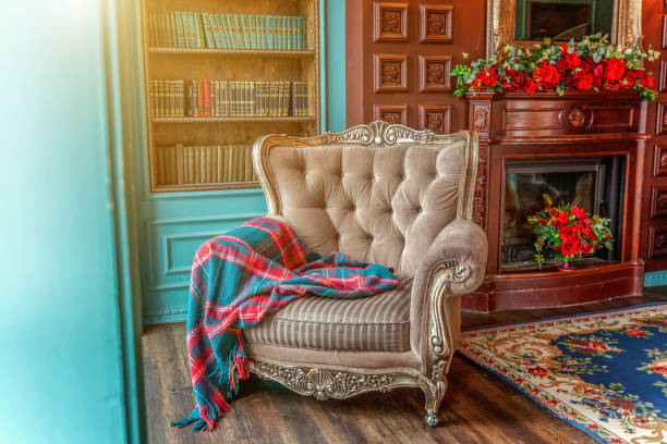istock Classic Interior of home library 1178618509