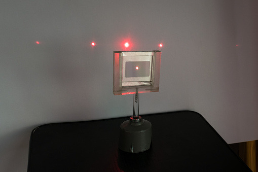 Red Laser Light Passes Through A Grating Causing Diffraction Stock Photo - Download Image Now - iStock Red Laser Light Passes Through A Grating Causing Diffraction Stock Photo - Download Image Now - iStock