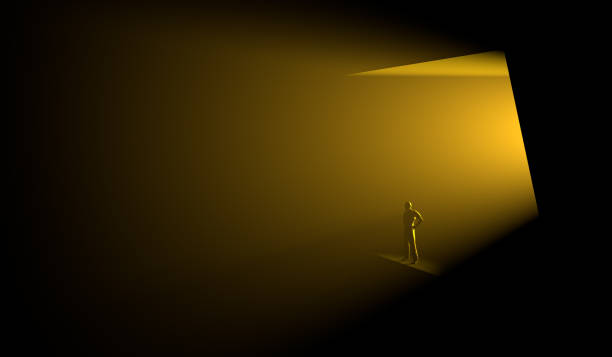 istock Man in The Dark Cave 1178619731