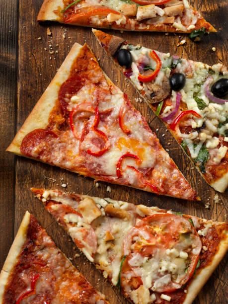 istock Slices of Flat Bread Pizzas 1178621390