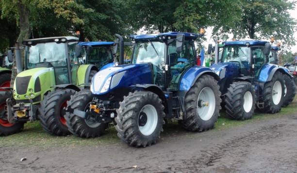 istock Tractor Agricultural Machinery And Tree View 1178622517