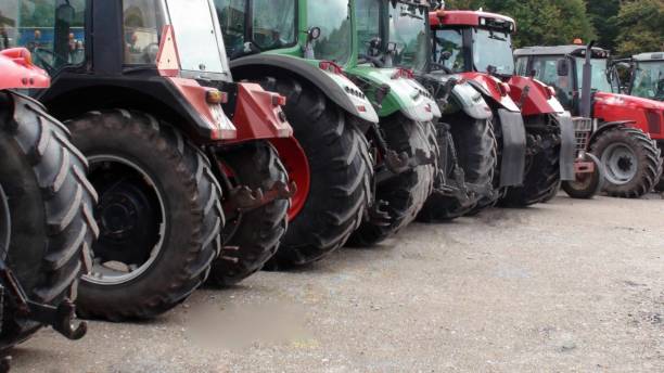 istock Tractor Agricultural Machinery Scene 1178622574