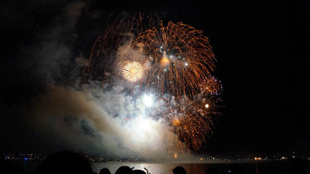istock Pyrotechnic games in Vancouver Canada 1178628198