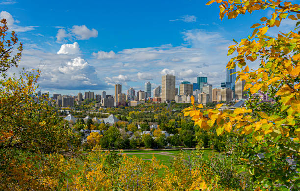 istock Panoramic view of downtown Edmonton, Alberta, Canada. 1178636106