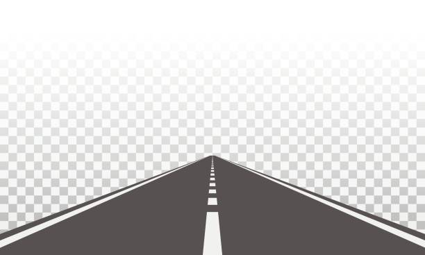 дороге - road stock illustrations