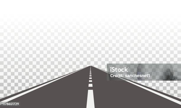 Road Stock Illustration - Download Image Now - Road, Vector, Highway