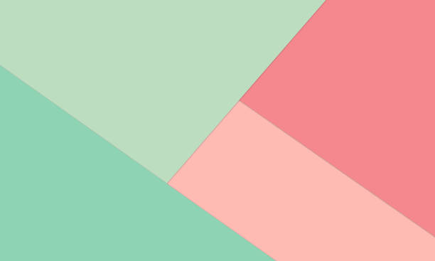 istock Material Design Background - abstract background of overlapping diagonal shapes in trendy pastel colors; minimalism, modern, simple 1178653637
