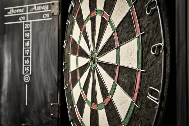 istock Dramatic photo of a dart board 1178660920