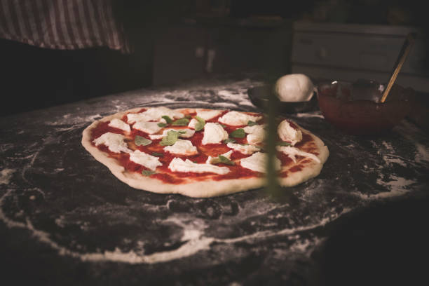 istock making Italian pizza at home 1178665535