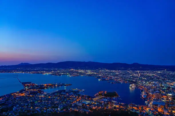 Photo of Night view from Mt. Hakodate observation deck