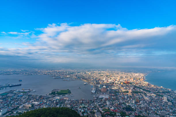 istock View from Mt. Hakodate observation deck in sunny day 1178666650