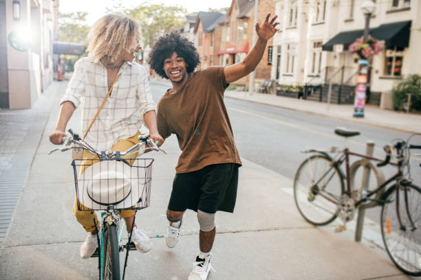 istock Bike and friends 1178673480