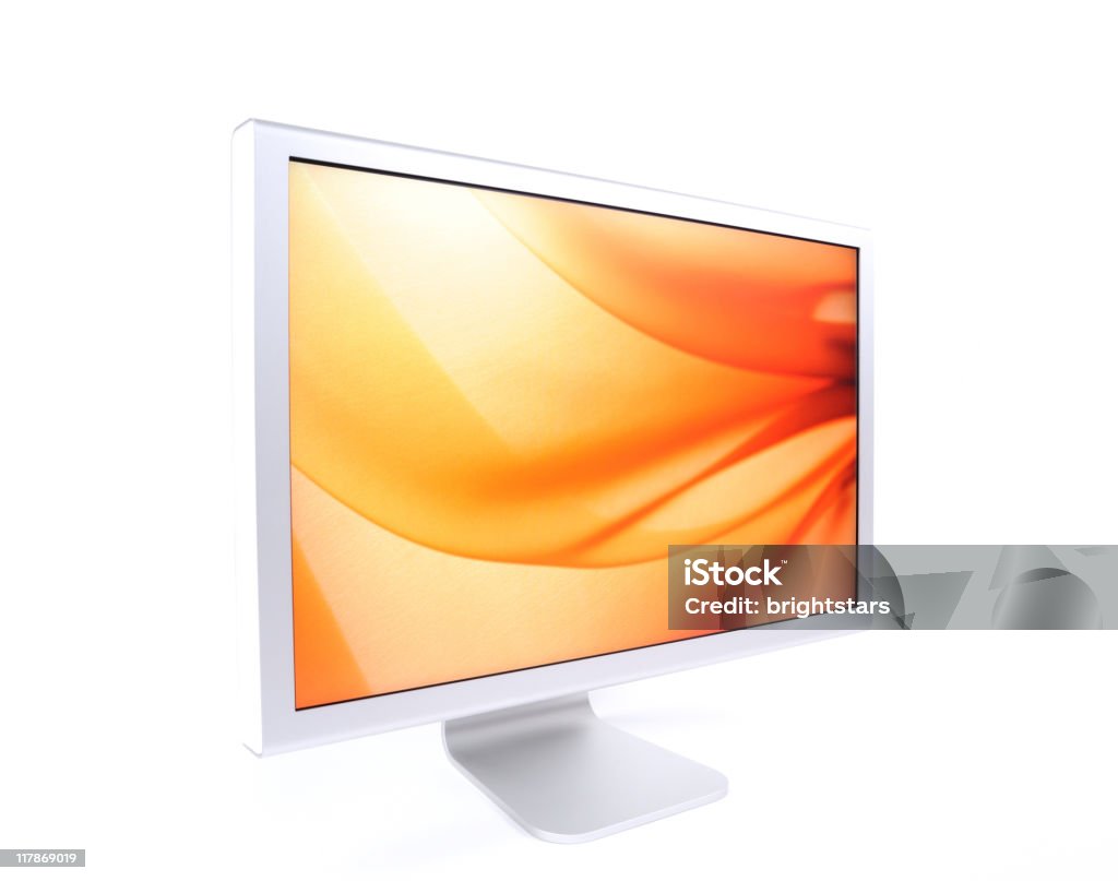 monitor Desktop - Foto stock royalty-free di Arancione