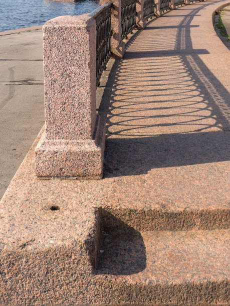 istock fence of the granite promenade 1178695875