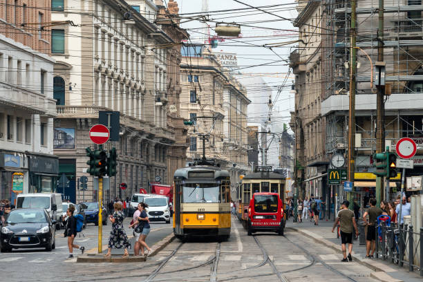 istock Street in Milan, Italy 1178697174