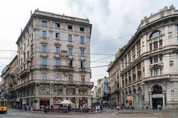 istock Street in Milan, Italy 1178697202