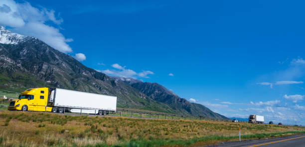 istock Truck on the road 1178698469