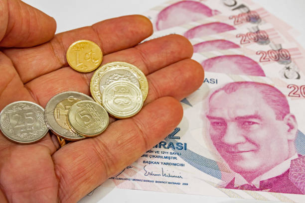 istock close up two hundred turkish liras with turkish coins in hand 1178702478