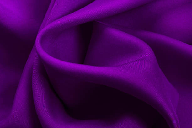 istock Purple fabric cloth texture for background and design art work, beautiful crumpled pattern of silk or linen. 1178707668