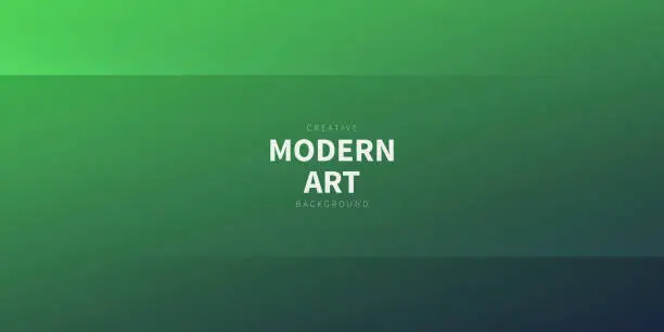 Vector illustration of Modern abstract background - Green gradient