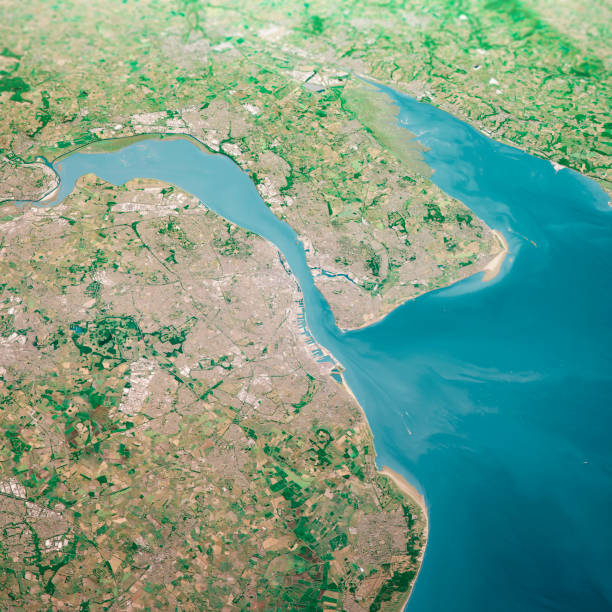 istock Liverpool UK 3D Render Aerial Landscape View From North Jun 2018 1178710846