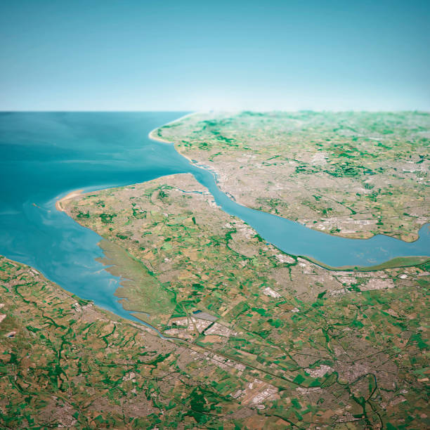 istock Liverpool UK 3D Render Aerial Horizon View From South Jun 2018 1178710854