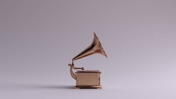 istock Bronze Vintage Gramophone Right View 1178716989