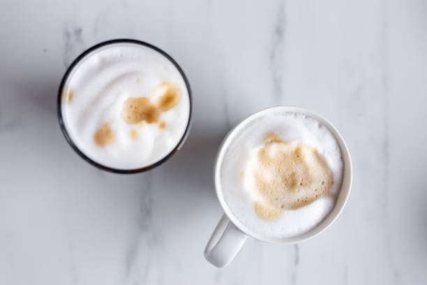 istock Coffee latte macchiato with vegan coconut milk 1178718996