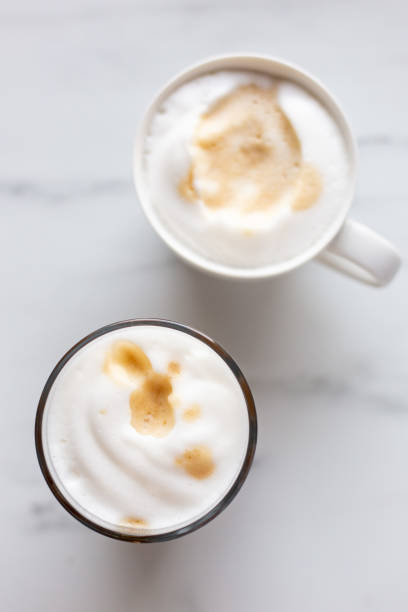 istock Coffee latte macchiato with vegan coconut milk 1178719299