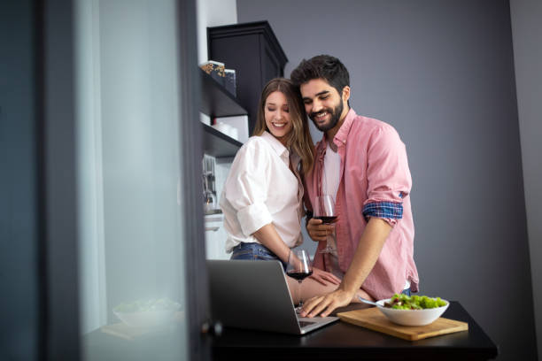 istock Couple enjoying breakfast time together at home. 1178722620