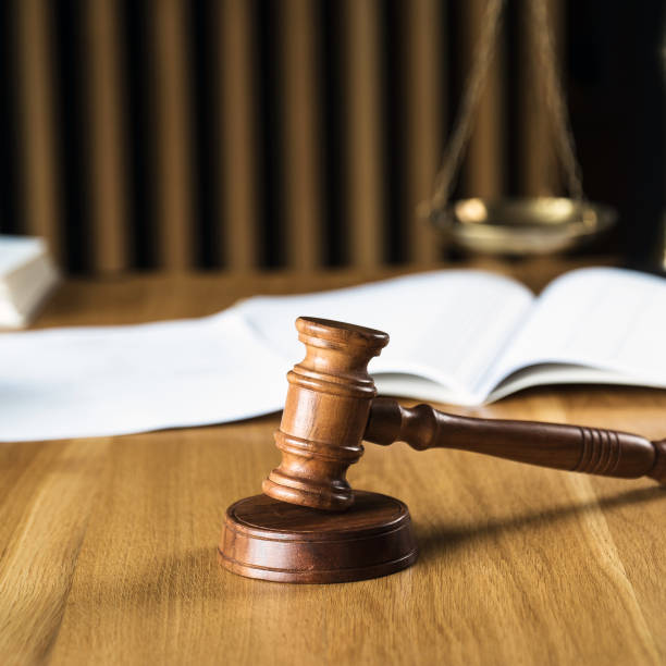 istock Law and Justice Concept Image, Wooden strips background 1178724397