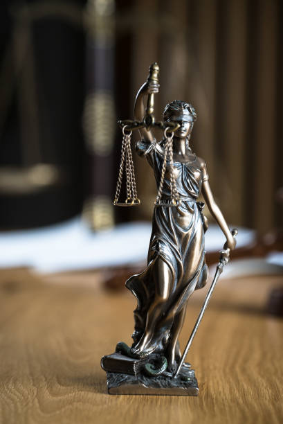 istock Law and Justice Concept Image, Wooden strips background 1178725333