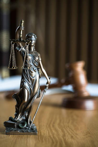 istock Law and Justice Concept Image, Wooden strips background 1178725509