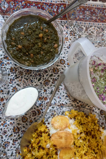 istock Delicious Iranian Dinner on Carpet, Iran 1178725632