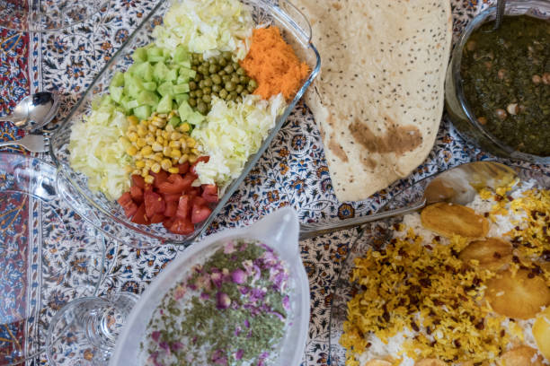 istock Delicious Iranian Dinner on Carpet, Iran 1178725636