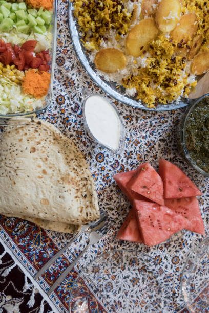 istock Delicious Iranian Dinner on Carpet, Iran 1178725661