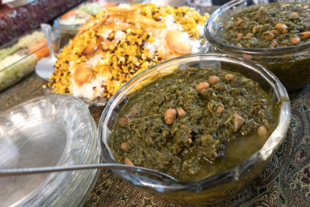 istock Traditional Iranian Meal with Rice and Vegetables 1178725835