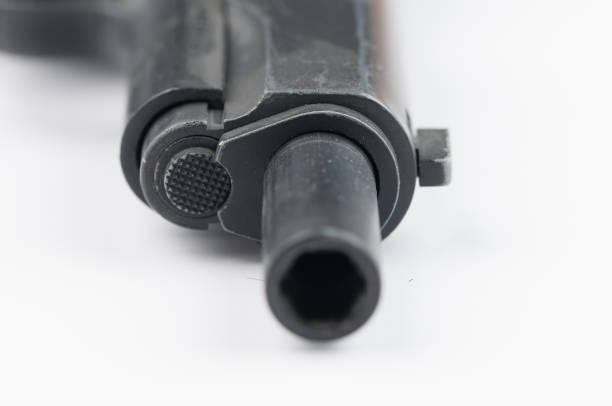 istock Gun isolated on white background.Pistol isolated. 1178726572